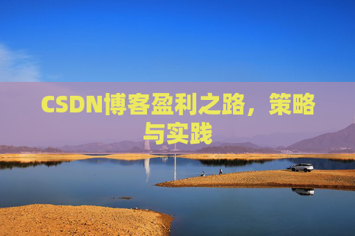 CSDN博客盈利之路,策略与实践